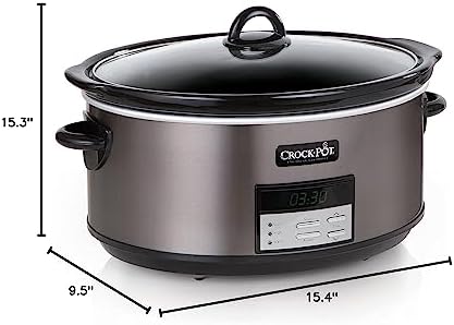 Crock-Pot 8 Quart Programmable Slow Cooker with Auto Warm - Select SC7285