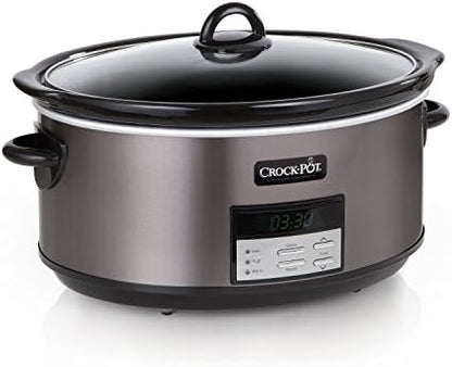 Crock-Pot 8 Quart Programmable Slow Cooker with Auto Warm - Select SC7285