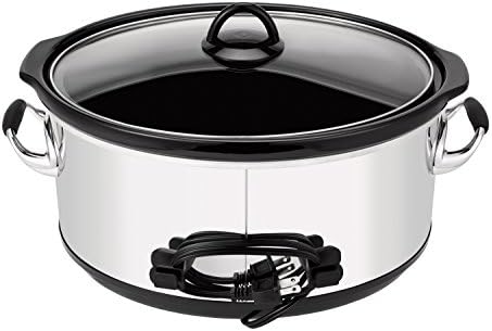 Crock-Pot 7 Quart Programmable Slow Cooker – Polished Platinum - Select SC6028