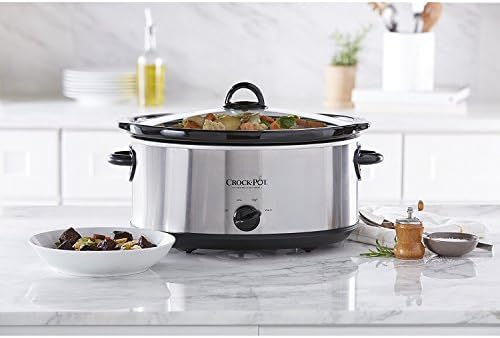 Crock-Pot 7 Quart Oval Manual Slow Cooker – Stainless Steel - Select SC2360