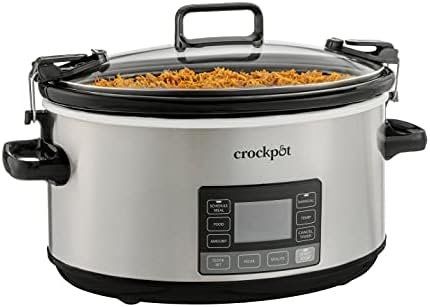 Crock-Pot 7 Quart Portable Programmable Slow Cooker with Timer - Select SC1818