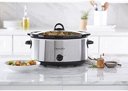 Crock-Pot 7 Quart Oval Manual Slow Cooker – Stainless Steel - Select SC2360