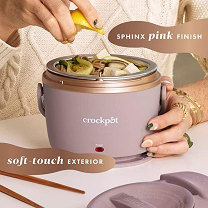 Crock-Pot Electric Lunch Box Food Warmer 20oz – Blush Pink - Select SC5451