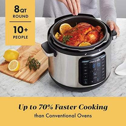 Crock-Pot 8 Quart Express Crock Multi-Use Pressure Cooker - Select SC1566