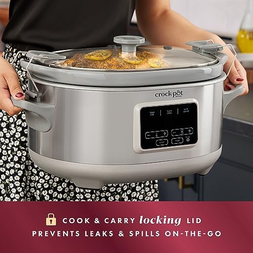 Crock-Pot 7 Quart Programmable Cook & Carry Slow Cooker - Select SC5475