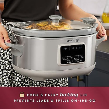 Crock-Pot 7 Quart Programmable Cook & Carry Slow Cooker - Select SC5475