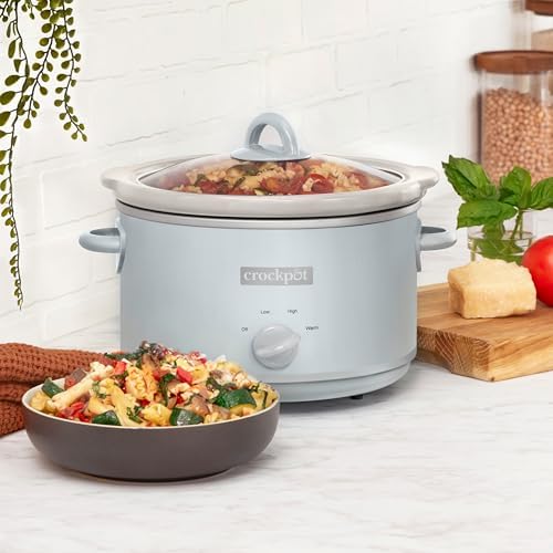 Crock-Pot 4.5 Quart Manual Slow Cooker – Macaroon Blue - Select SC3718