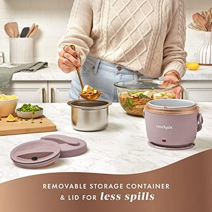 Crock-Pot Electric Lunch Box Food Warmer 20oz – Blush Pink - Select SC5451