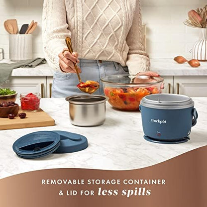Crock-Pot Electric Lunch Box Food Warmer 20oz – Faded Blue - Select SC6802
