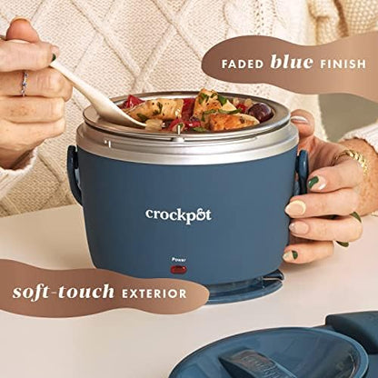 Crock-Pot Electric Lunch Box Food Warmer 20oz – Faded Blue - Select SC6802