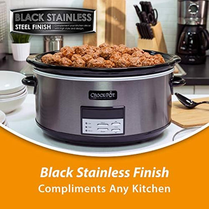 Crock-Pot 8 Quart Programmable Slow Cooker with Auto Warm - Select SC7285