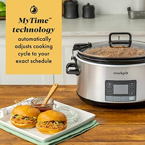 Crock-Pot 7 Quart Portable Programmable Slow Cooker with Timer - Select SC1818