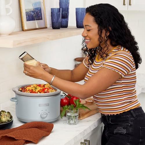 Crock-Pot 4.5 Quart Manual Slow Cooker – Macaroon Blue - Select SC3718