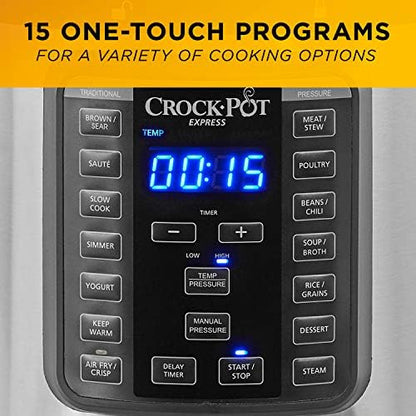 Crock-Pot Express Crisp 8 Quart 10-in-1 Pressure Cooker - Select SC3529