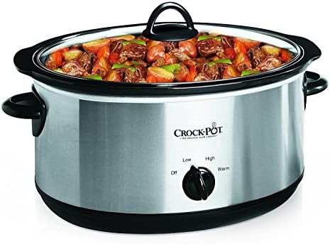 Crock-Pot 7 Quart Oval Manual Slow Cooker – Stainless Steel - Select SC2360