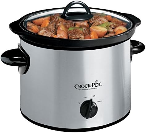 Crock-Pot 3 Quart Manual Slow Cooker – Silver - Select SC9812