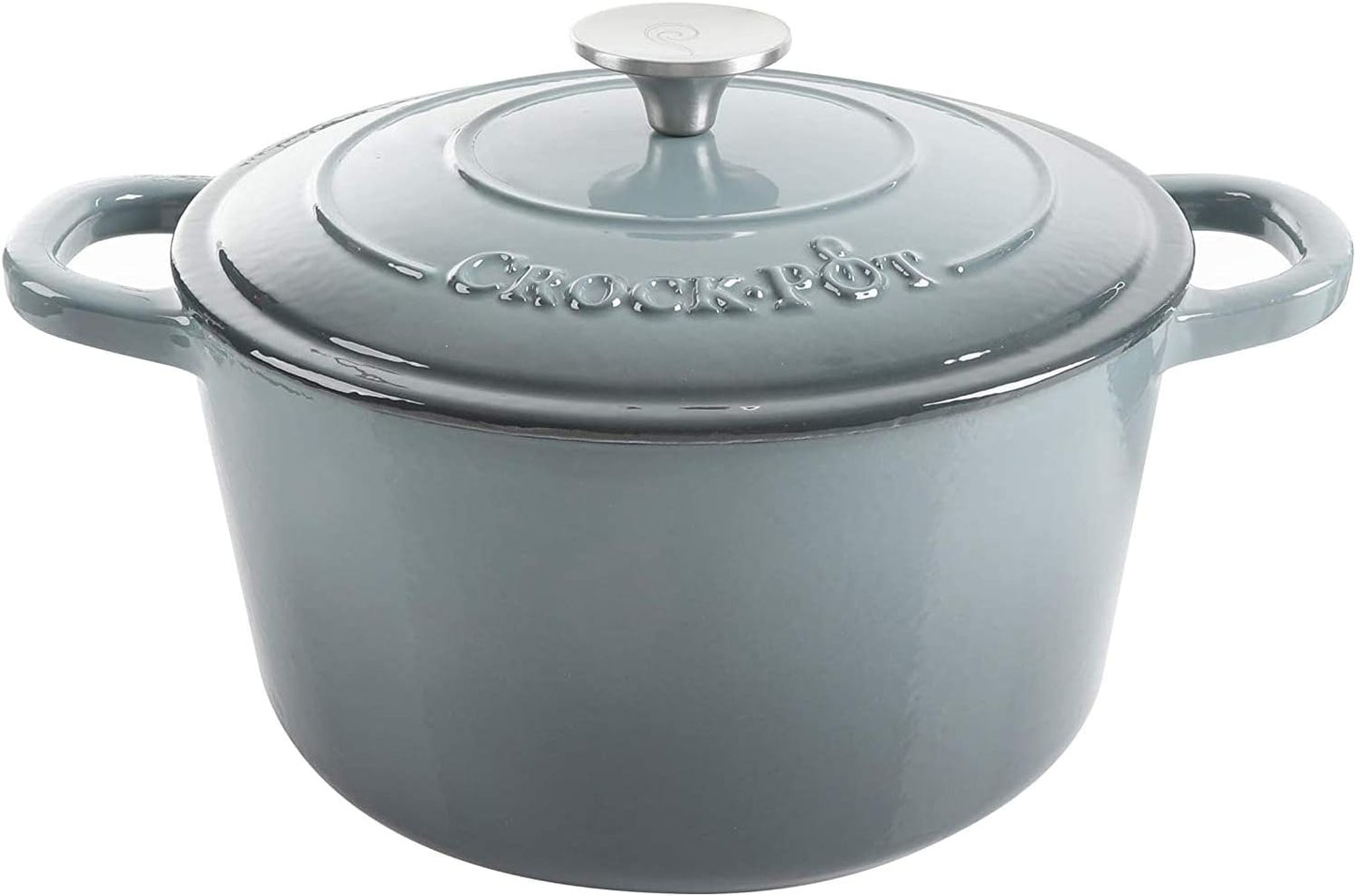 Crock-Pot 3 Quart Enameled Cast Iron Dutch Oven – Aqua - Select SC8599