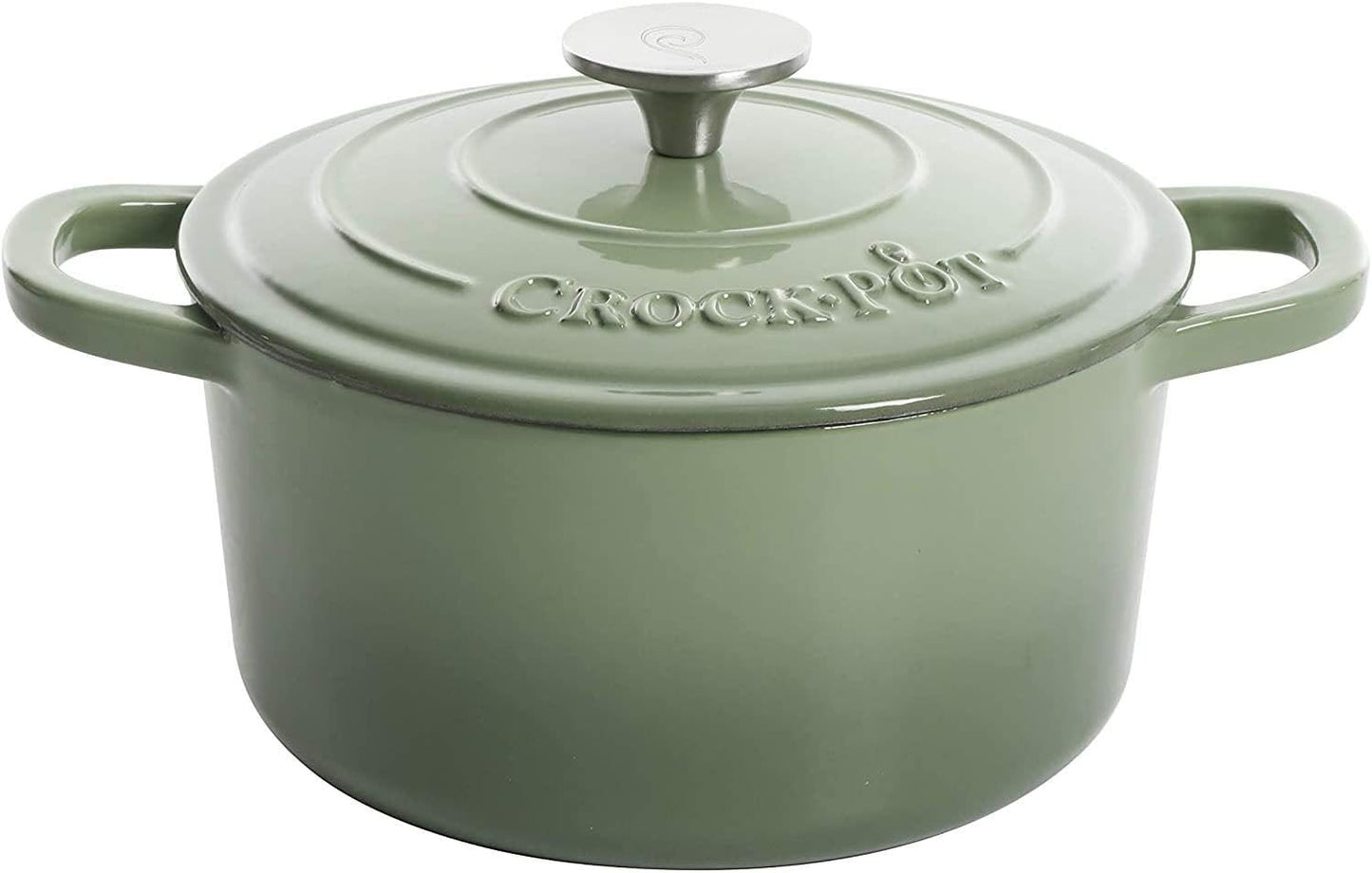 Crock-Pot 3 Quart Enameled Cast Iron Dutch Oven – Aqua - Select SC8599