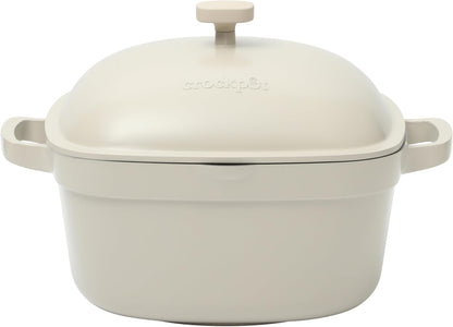 Crock-Pot 3 Quart Enameled Cast Iron Dutch Oven – Aqua - Select SC8599