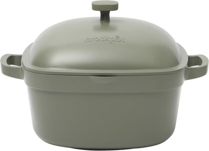 Crock-Pot 3 Quart Enameled Cast Iron Dutch Oven – Aqua - Select SC8599